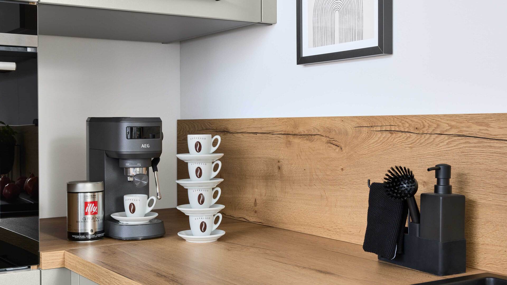 Interliving Küche Serie 3086 mit SIEMENS-Einbaugeräten