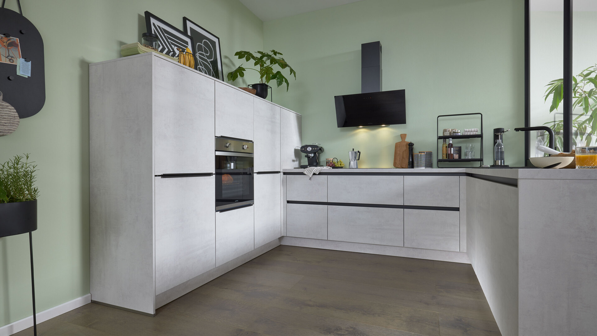 Interliving Küche Serie 3080 mit privileg Einbaugeräten