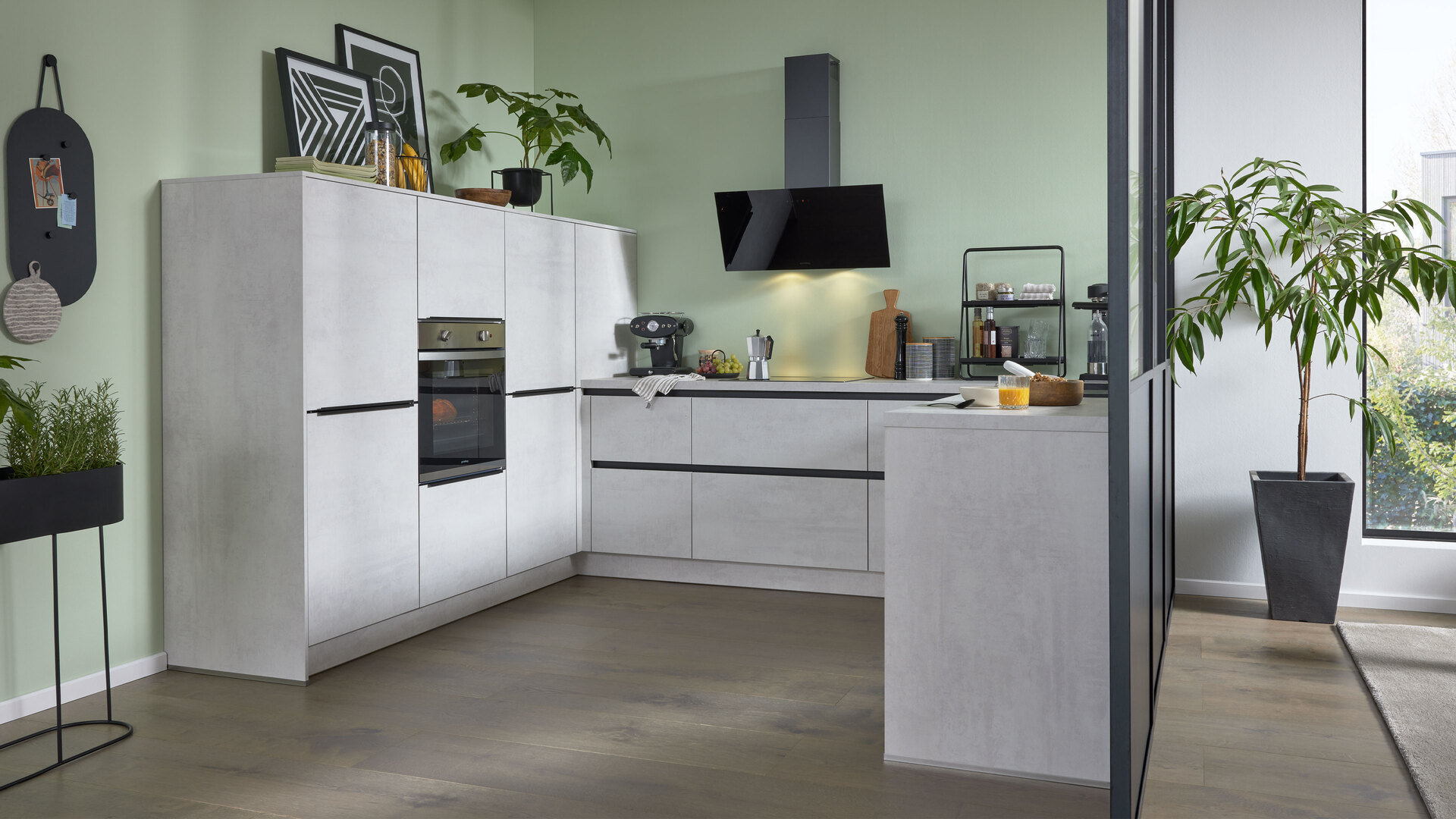 Interliving Küche Serie 3080 mit privileg Einbaugeräten