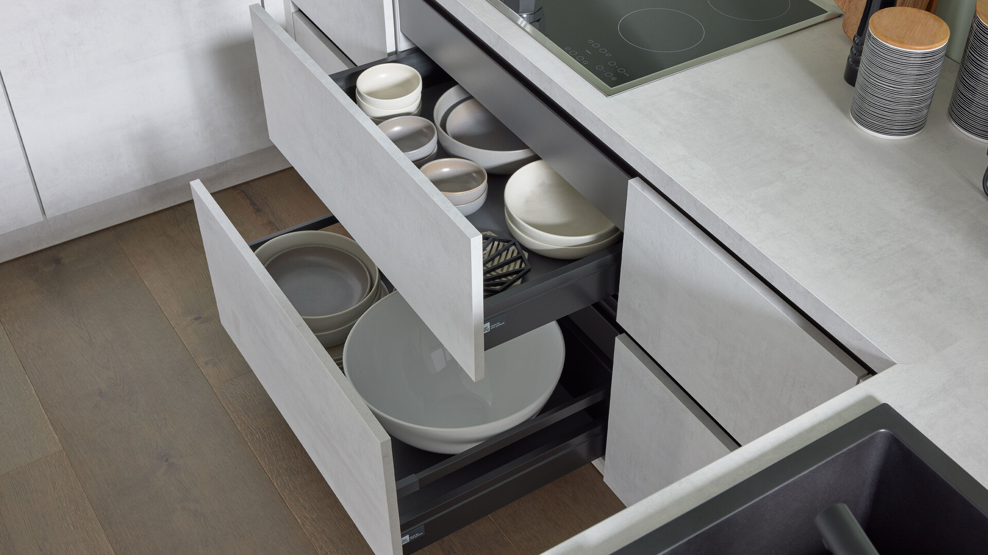 Interliving Küche Serie 3080 mit privileg Einbaugeräten