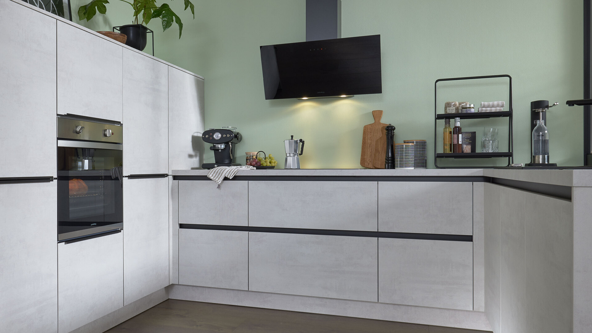 Interliving Küche Serie 3080 mit privileg Einbaugeräten