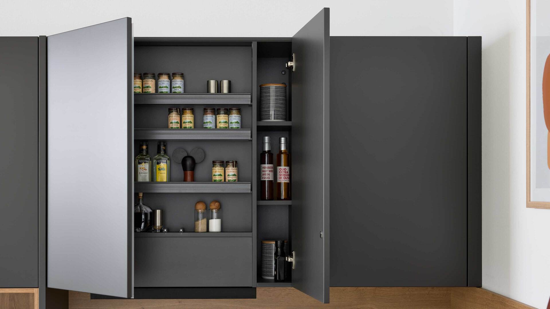 Interliving Küche Serie 3070 mit SIEMENS-Einbaugeräten
