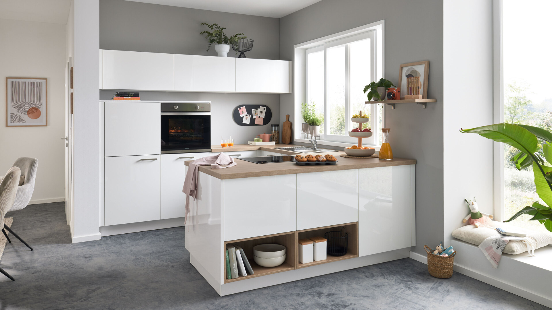 Interliving Küche Serie 3081 mit privileg Einbaugeräten